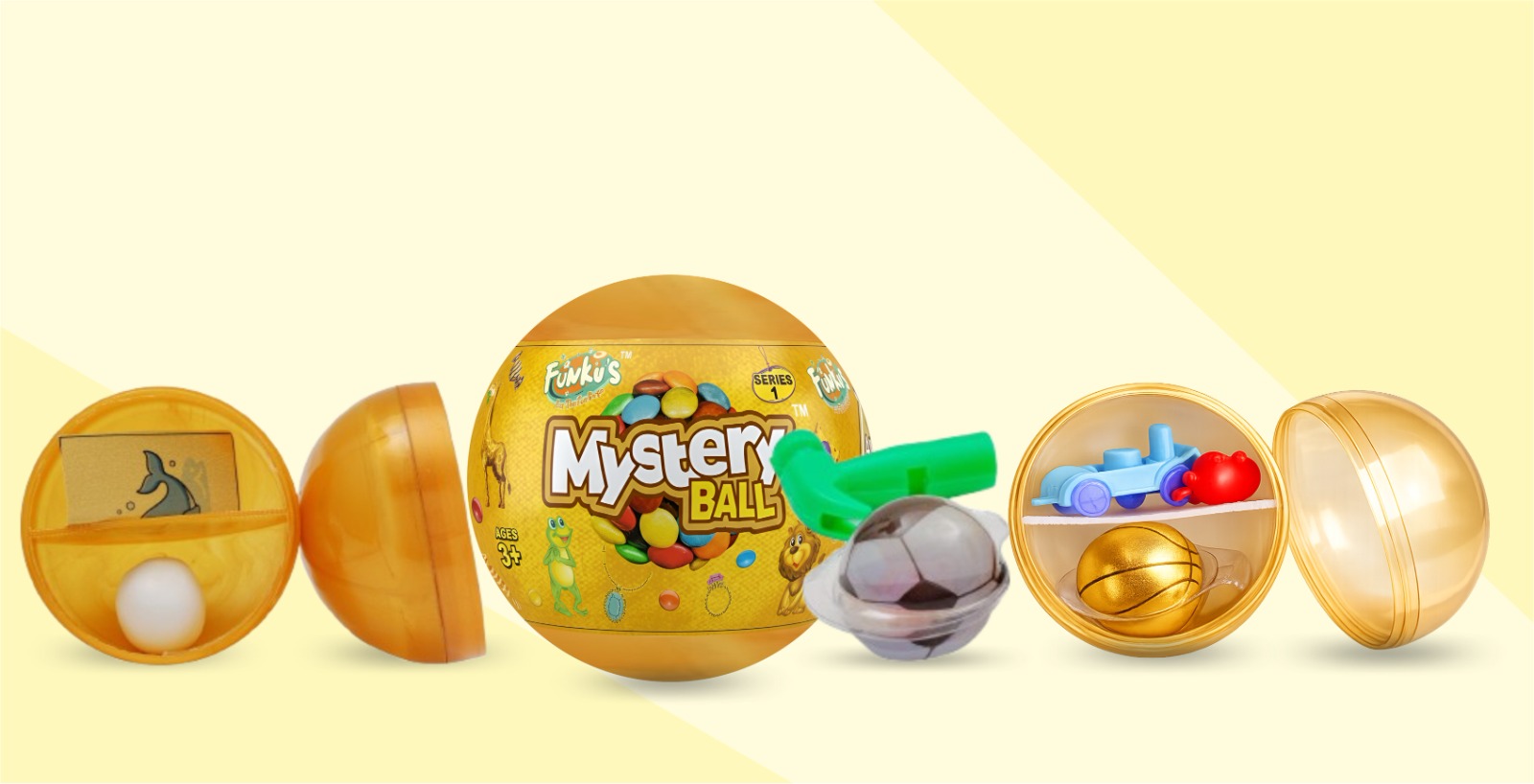Funkus Mystery Ball – Series 1 (Gold Edition) - Image 2